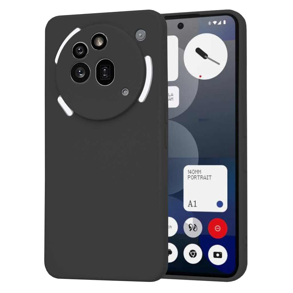 Cover til Nothing Phone (3a) Pro, Techsuit, SoftFlex, Sort