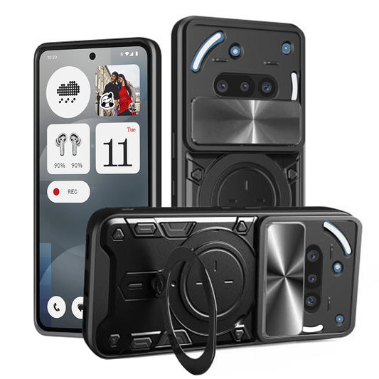 Cover til Nothing Phone (3a), Techsuit, CamGuard Pro, Sort