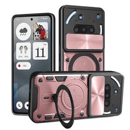Cover til Nothing Phone (3a), Techsuit, CamGuard Pro, Lyserød Guld