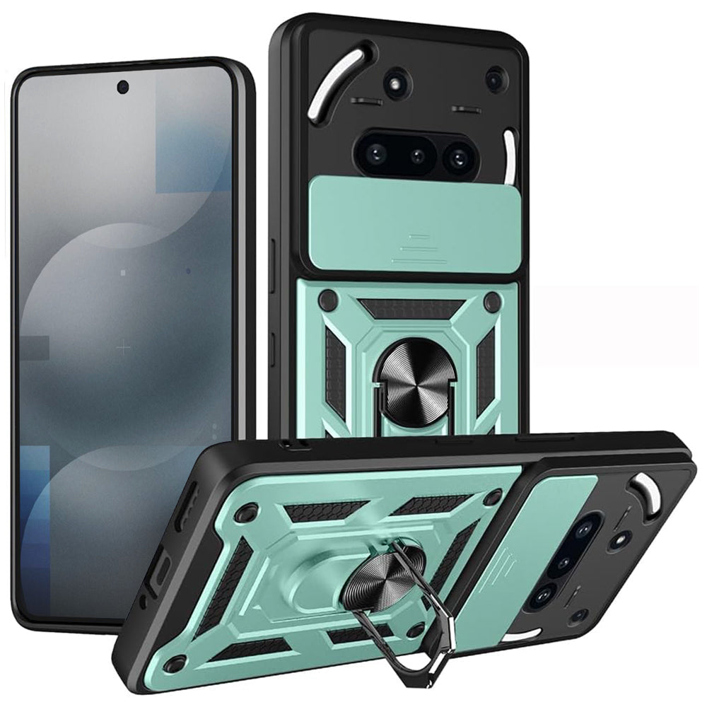 Cover til Nothing Phone (3a), Techsuit, CamShield, Grøn
