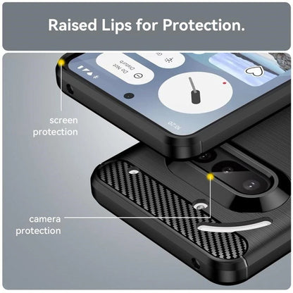 Cover til Nothing Phone (3a), Techsuit, Carbon, Blå