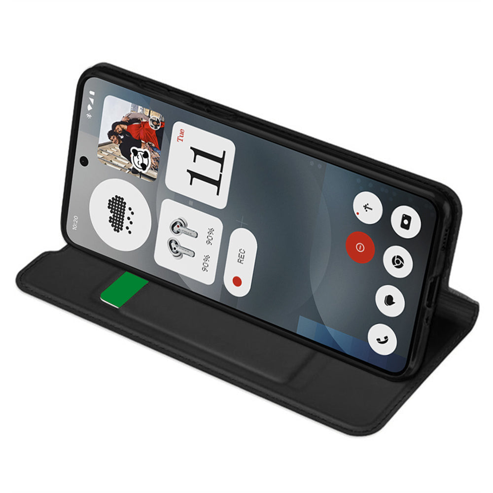 Cover til Nothing Phone (3a), Techsuit, Magskin Book, Sort