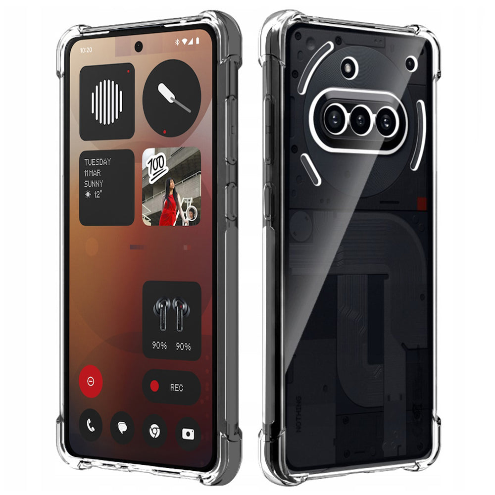 Case for Nothing Phone (3a), Techsuit, Shockproof Clear, Transparent
