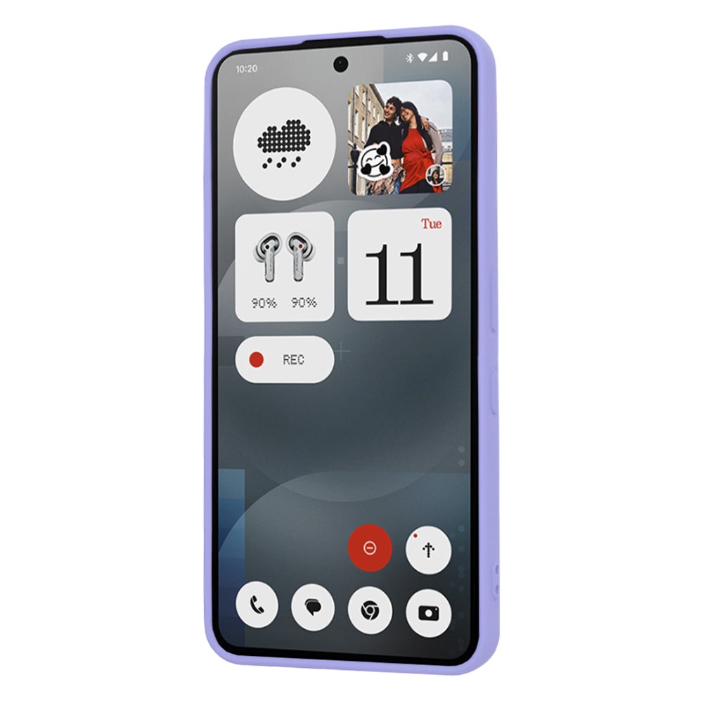 Cover til Nothing Phone (3a), Techsuit, SoftFlex, Lys Lilla