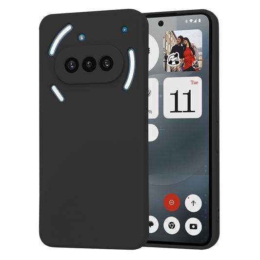 Cover til Nothing Phone (3a), Techsuit, SoftFlex, Sort