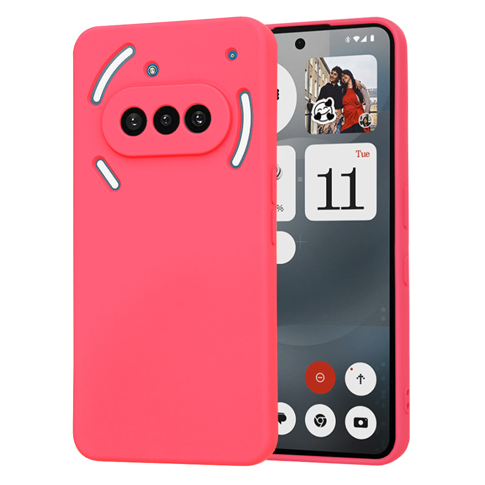 Cover til Nothing Phone (3a), Techsuit, SoftFlex, Mørk Rosa
