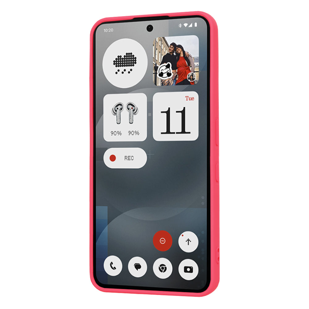 Cover til Nothing Phone (3a), Techsuit, SoftFlex, Mørk Rosa