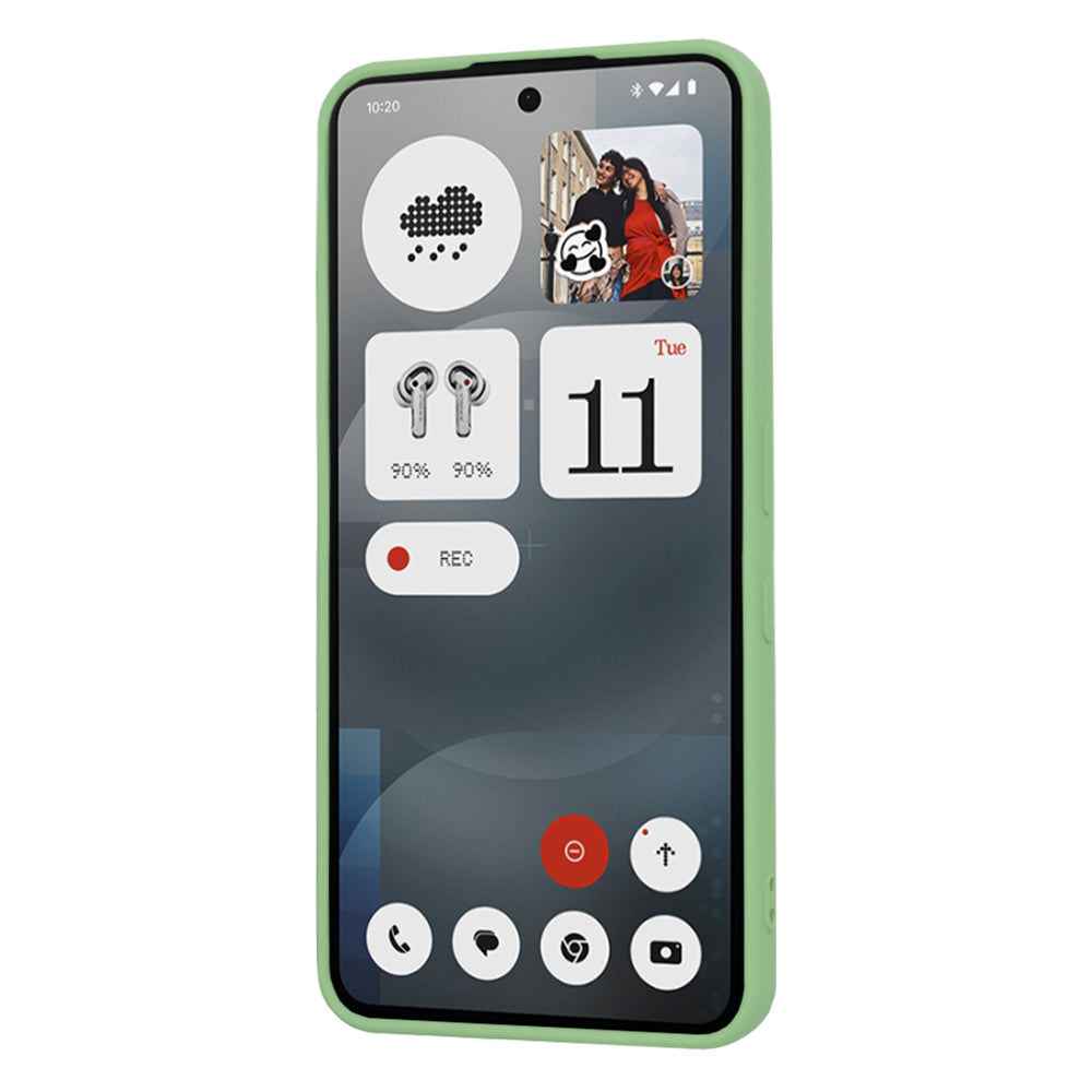 Cover til Nothing Phone (3a), Techsuit, SoftFlex, Lys Grøn