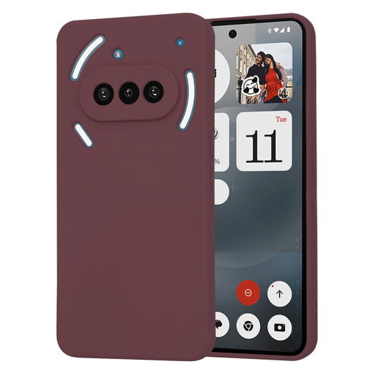 Cover til Nothing Phone (3a), Techsuit, SoftFlex, Vinrød