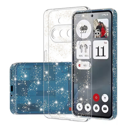 Cover til Nothing Phone (3a), Techsuit, SparkleSkin, Transparent