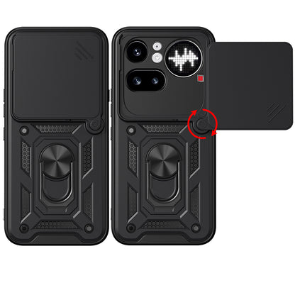 Etui til Nothing Phone (4a) Pro, Techsuit, CamShield, Sort