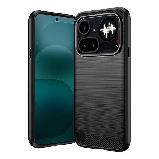 Etui til Nothing Phone (4a) Pro, Techsuit, Carbon, Sort