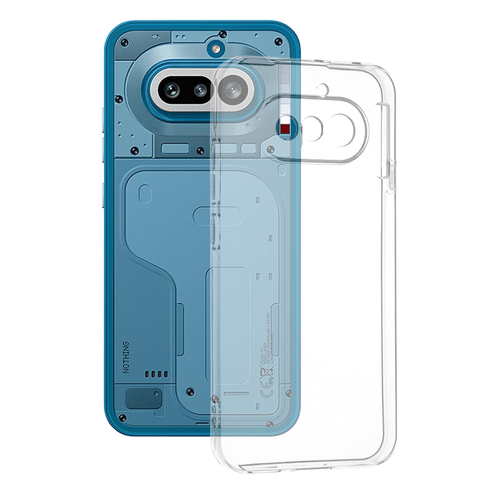 Etui til Nothing Phone (4a), Techsuit, Klar, Gennemsigtig