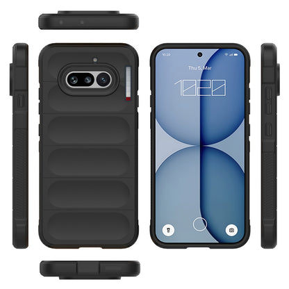 Etui til Nothing Phone (4a), Techsuit, Magic Shield, Sort