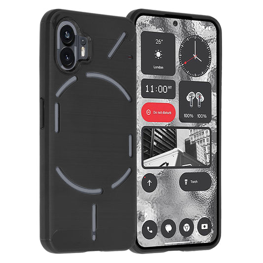 Cover til Nothing Phone (2), Techsuit, Carbon, Sort