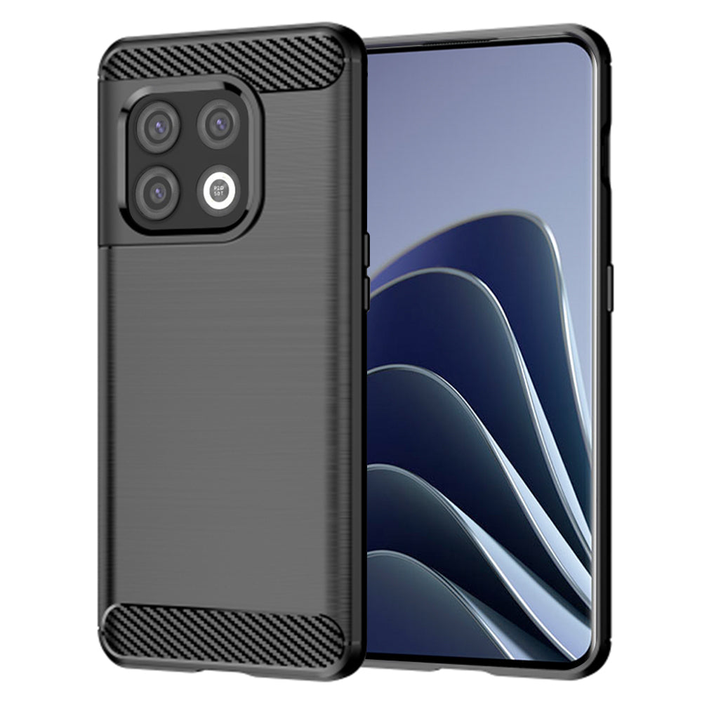 Cover til OnePlus 10 Pro, Techsuit, Carbon, Sort