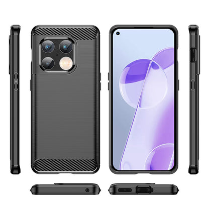 Cover til OnePlus 10 Pro, Techsuit, Carbon, Sort