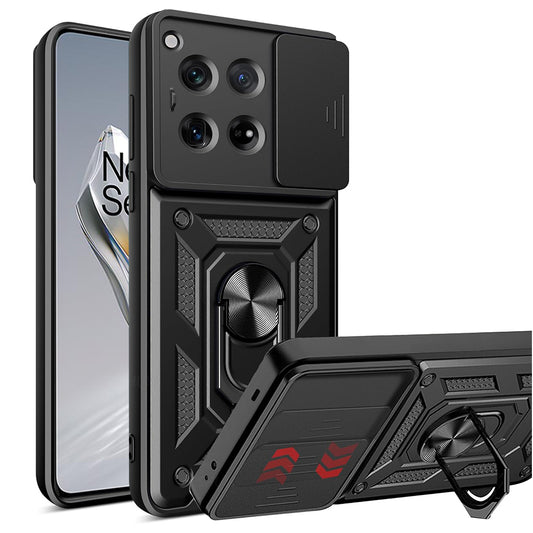 Cover til OnePlus 12, Techsuit, CamShield, Sort
