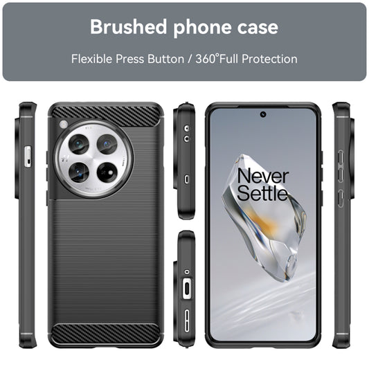 Cover til OnePlus 12, Techsuit, Carbon, Sort