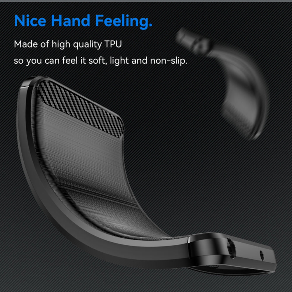 Cover til OnePlus 12, Techsuit, Carbon, Sort