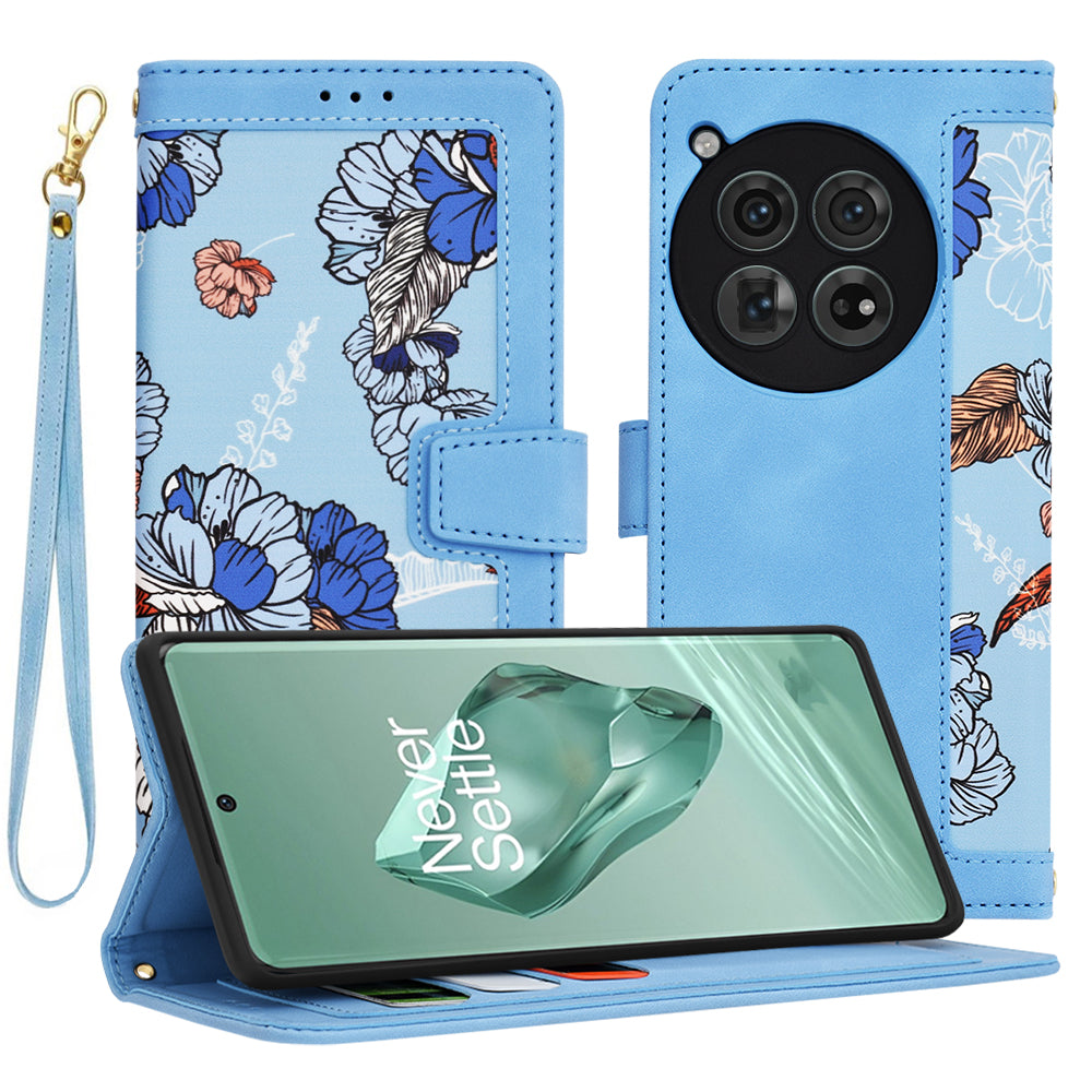 Cover til OnePlus 12, Techsuit, FlipCraft, Blå