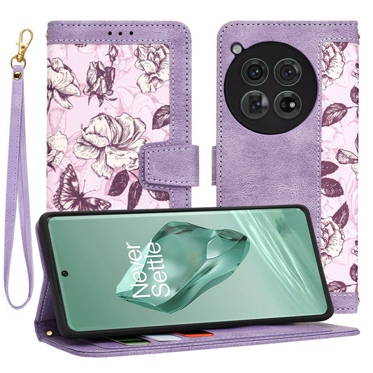 Cover til OnePlus 12, Techsuit, FlipCraft, Lilla
