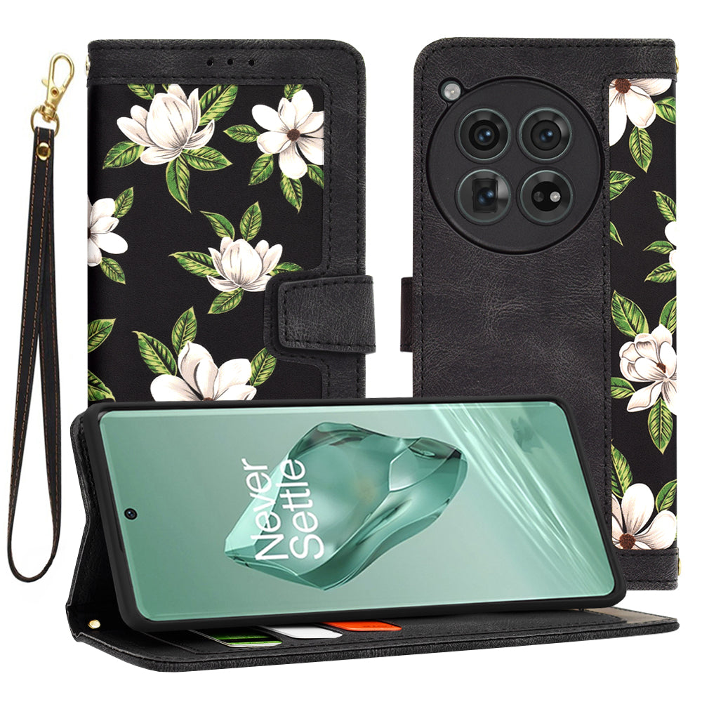 Cover til OnePlus 12, Techsuit, FlipCraft, Sort