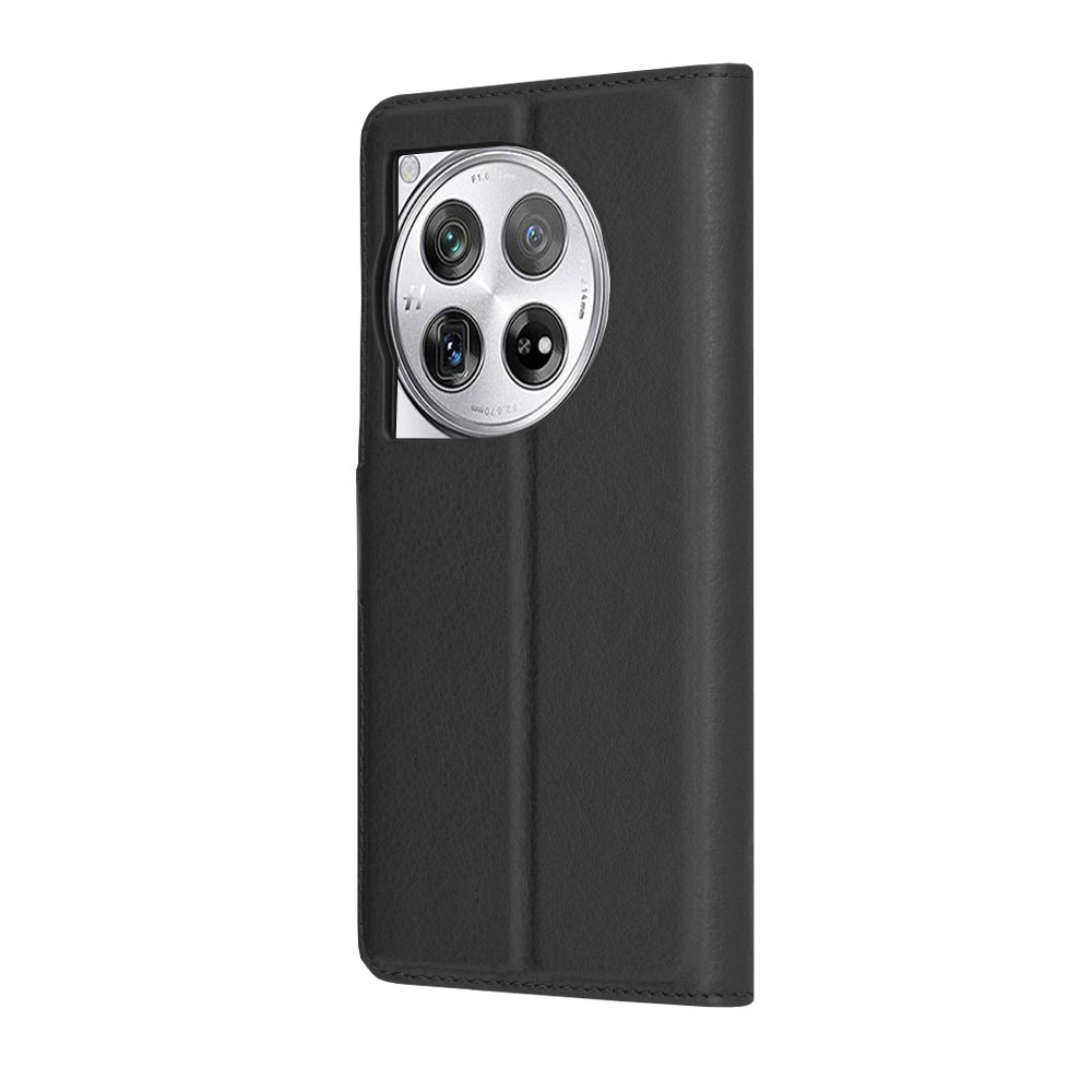 Cover til OnePlus 12, Techsuit, Leather Folio, Sort