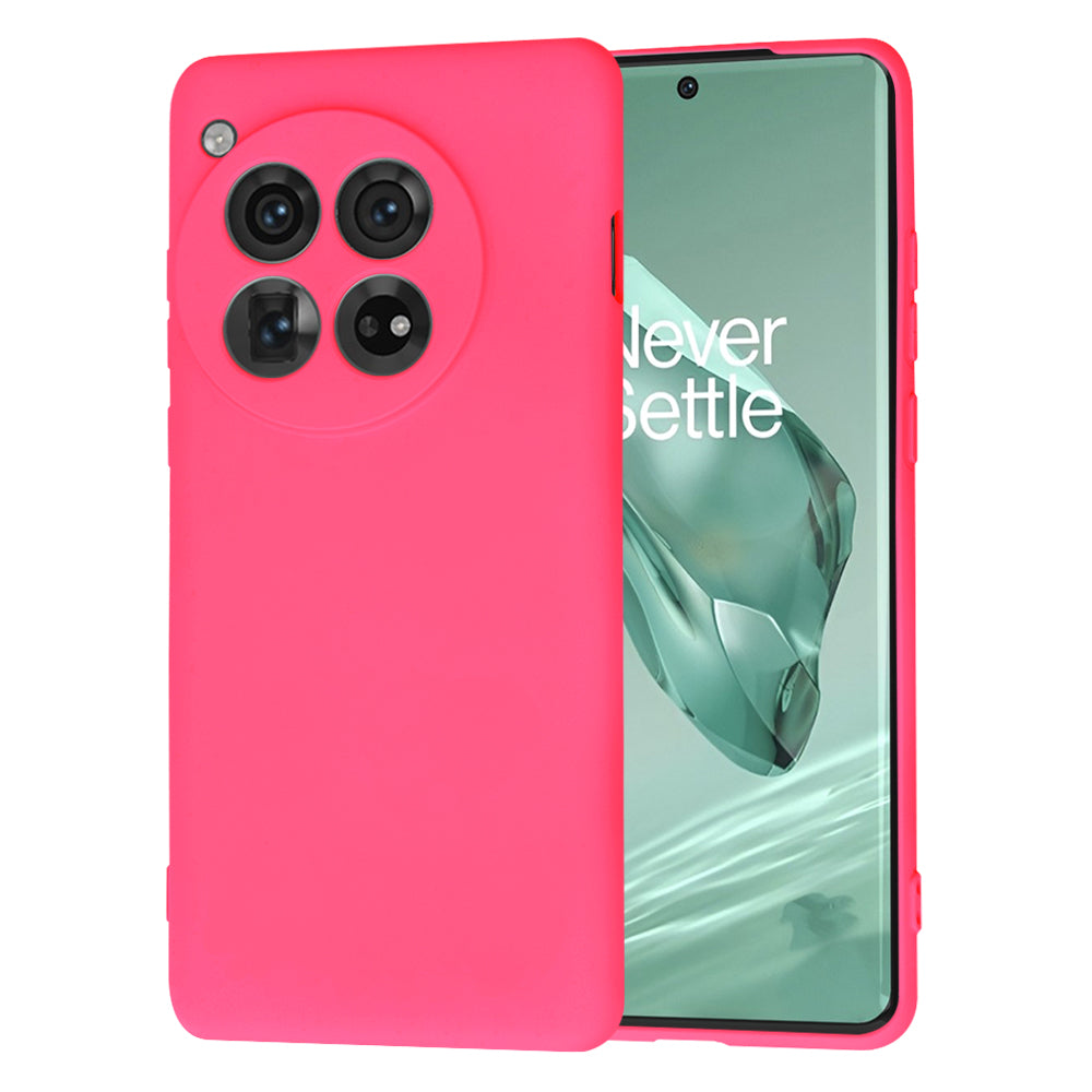 Cover til OnePlus 12, Techsuit, SoftFlex, Mørk Rosa