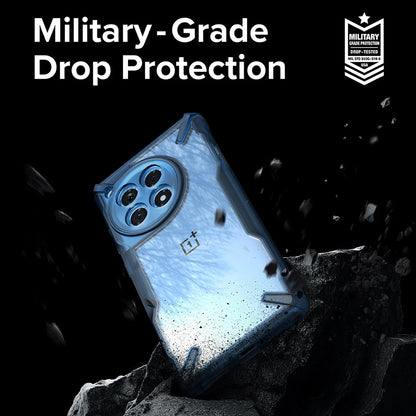 Etui til OnePlus 12R, Ringke, Fusion X, Blå