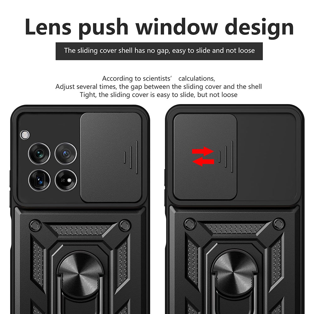 Cover til OnePlus 12R, Techsuit, CamShield, Sort
