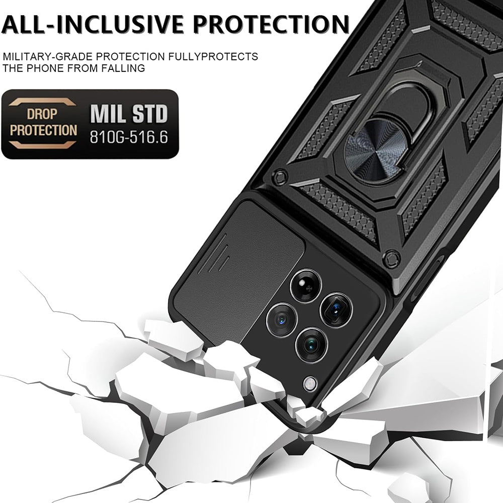 Cover til OnePlus 12R, Techsuit, CamShield, Sort