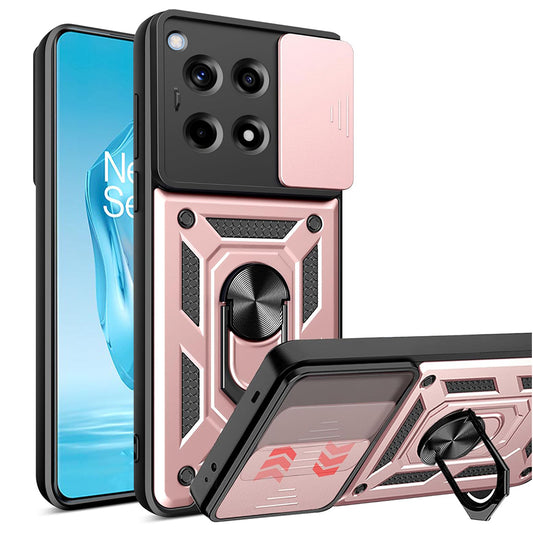 Cover til OnePlus 12R, Techsuit, CamShield, Pink