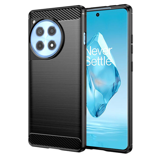 Cover til OnePlus 12R, Techsuit, Carbon, Sort