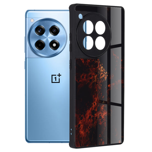 Cover til OnePlus 12R, Techsuit, Glaze, Rød