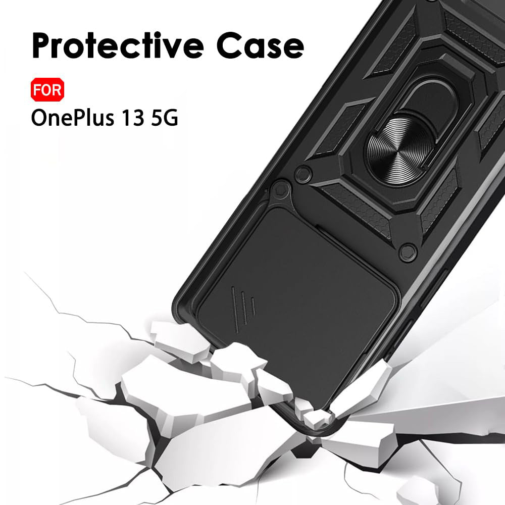 Cover til OnePlus 13, Techsuit, CamShield, Sort
