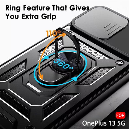 Cover til OnePlus 13, Techsuit, CamShield, Sort