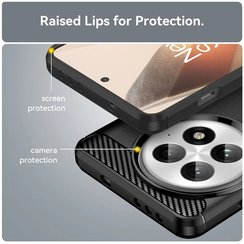 Cover til OnePlus 13, Techsuit, Carbon, Blå