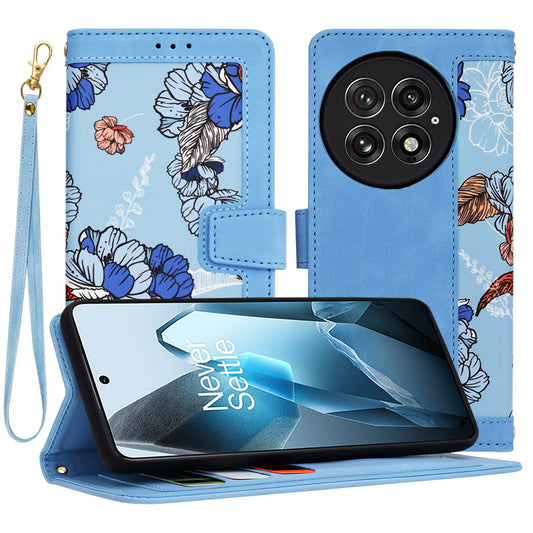 Cover til OnePlus 13, Techsuit, FlipCraft, Blå