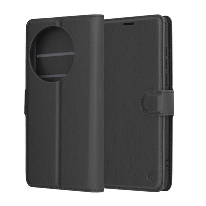 Cover til OnePlus 13, Techsuit, Leather Folio, Sort