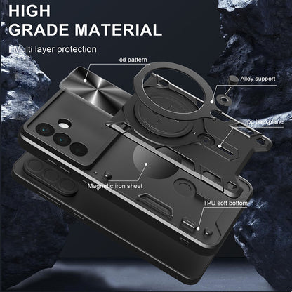 Cover til OnePlus 13R, Techsuit, CamGuard Pro, Lilla