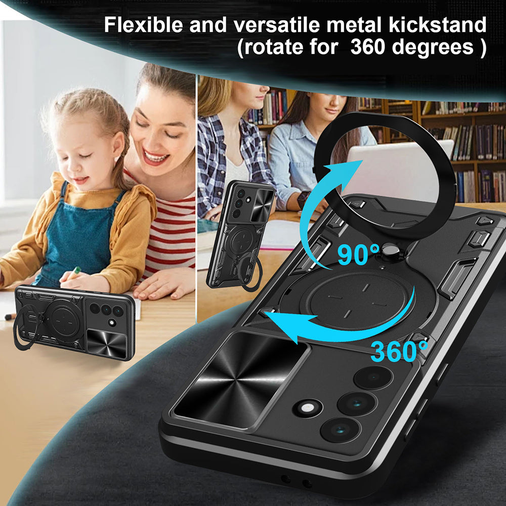 Cover til OnePlus 13R, Techsuit, CamGuard Pro, Lilla