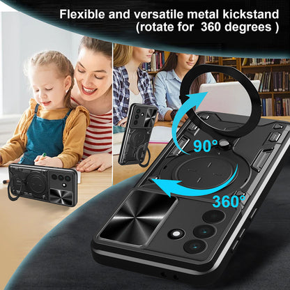 Cover til OnePlus 13R, Techsuit, CamGuard Pro, Lilla