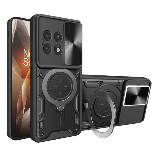Cover til OnePlus 13R, Techsuit, CamGuard Pro, Sort