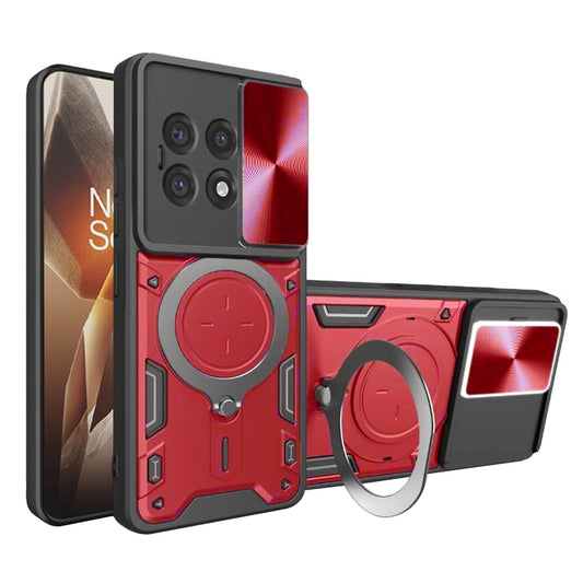 Cover til OnePlus 13R, Techsuit, CamGuard Pro, Rød
