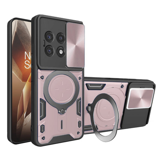 Cover til OnePlus 13R, Techsuit, CamGuard Pro, Lyserød Guld