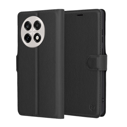 Cover til OnePlus 13R, Techsuit, Leather Folio, Sort