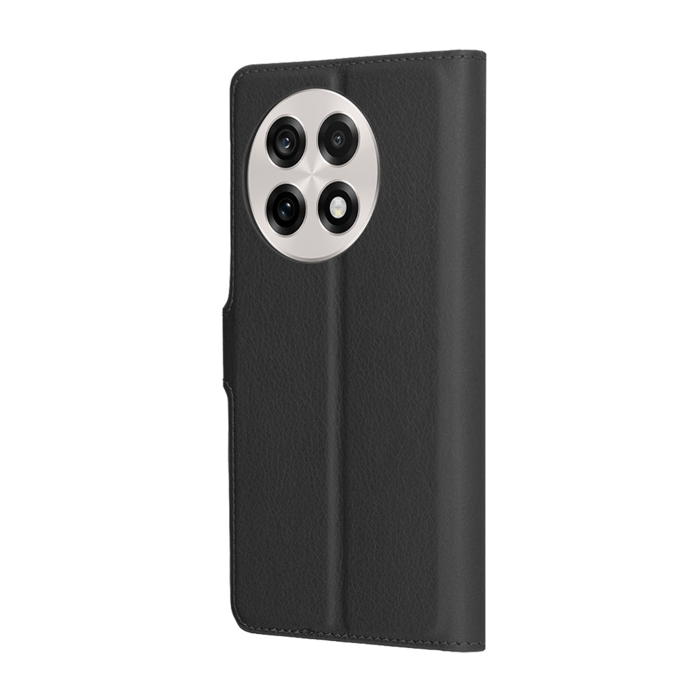 Cover til OnePlus 13R, Techsuit, Leather Folio, Sort