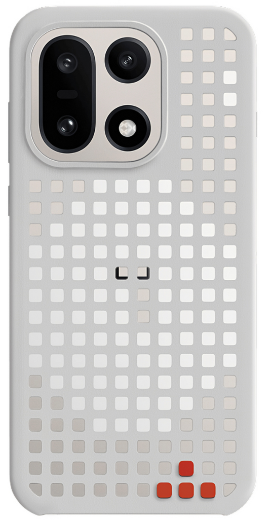 Cover til OnePlus 15, Hole Pattern Magnetic, Grå, Genforseglet 5431102022