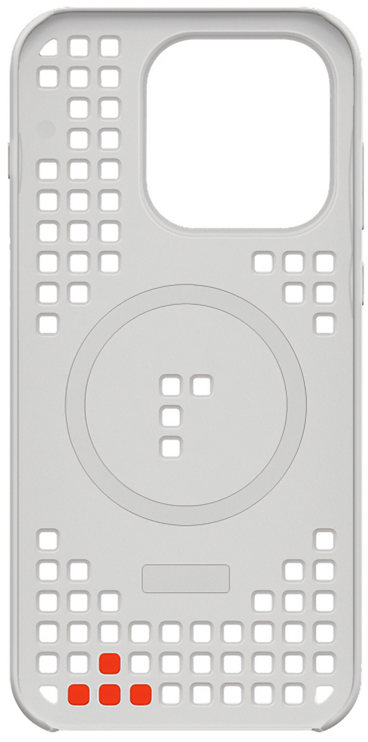 Cover til OnePlus 15, Hole Pattern Magnetic, Grå, Genforseglet 5431102022